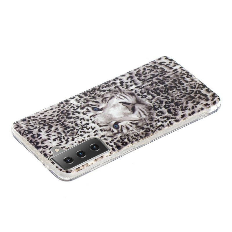 Cover Samsung Galaxy S21 5G Fluorescerende Leopard