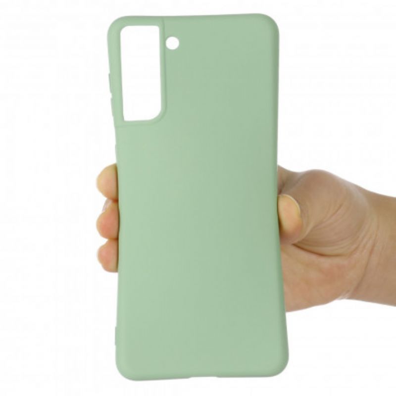 Cover Samsung Galaxy S21 5G Flydende Silikonedesign