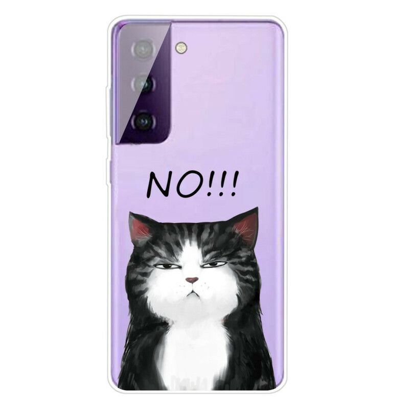 Cover Samsung Galaxy S21 5G Katten Der Siger Nej