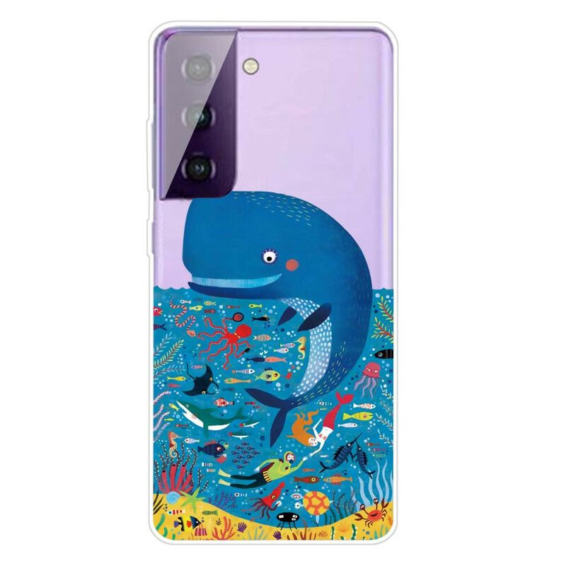 Cover Samsung Galaxy S21 5G Marine Verden