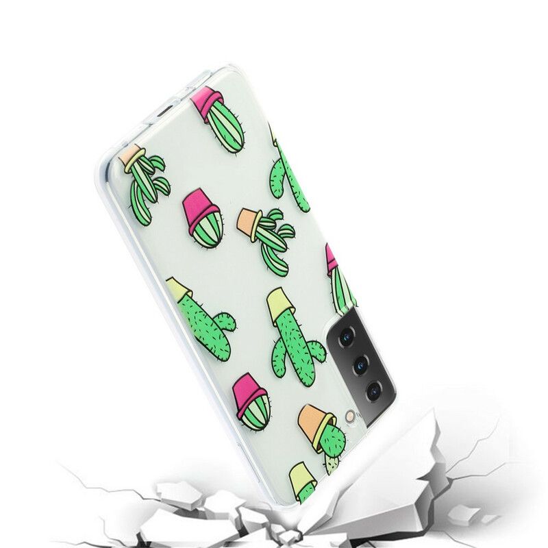 Cover Samsung Galaxy S21 5G Minikaktusser