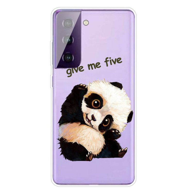 Cover Samsung Galaxy S21 5G Panda Giv Mig Fem