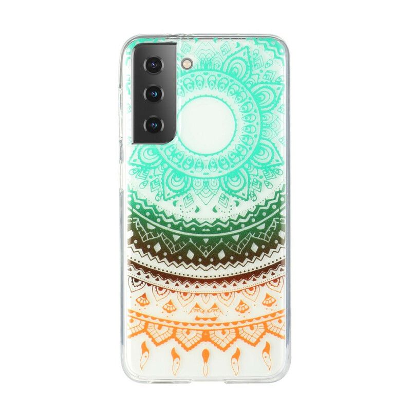 Cover Samsung Galaxy S21 5G Sømløs Blomstermandala