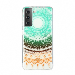 Cover Samsung Galaxy S21 5G Sømløs Blomstermandala