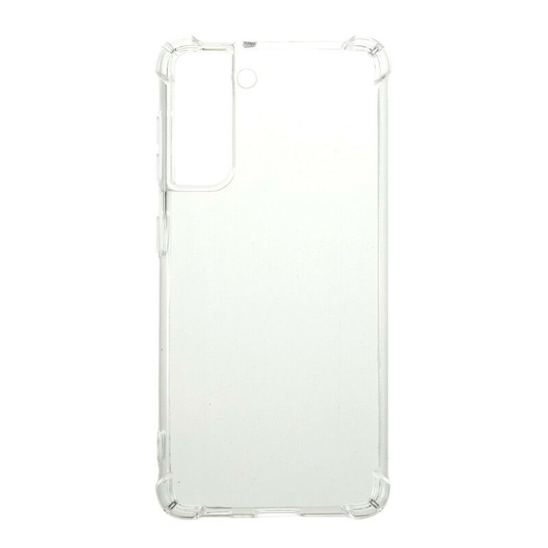 Cover Samsung Galaxy S21 5G Transparente Forstærkede Hjørner