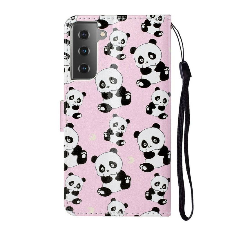 Flip Cover Samsung Galaxy S21 5G Alle Pandaer