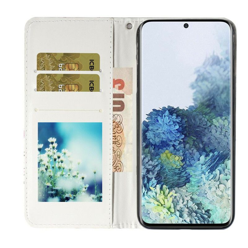 Flip Cover Samsung Galaxy S21 5G Blomstergalskab