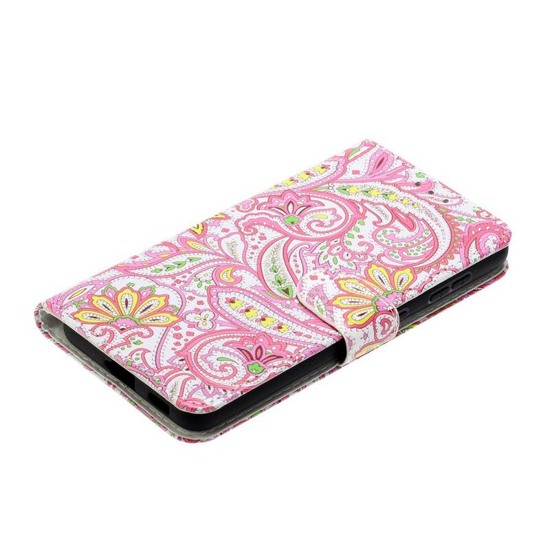 Flip Cover Samsung Galaxy S21 5G Blomstermønstre