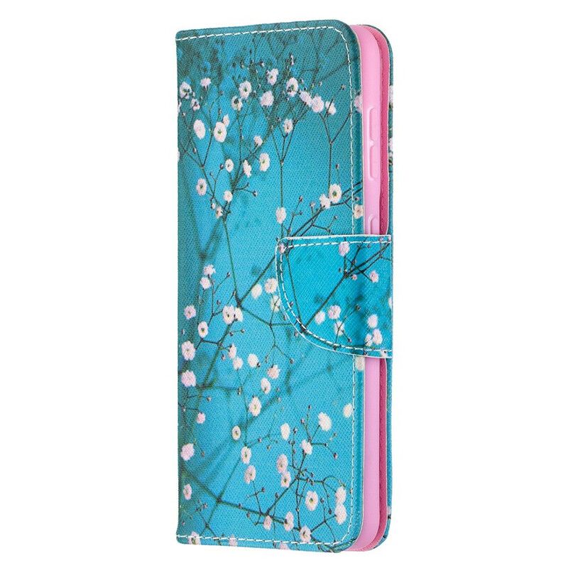 Flip Cover Samsung Galaxy S21 5G Blomstrende Træ