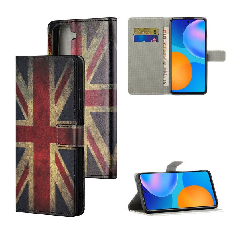 Flip Cover Samsung Galaxy S21 5G Englands Flag