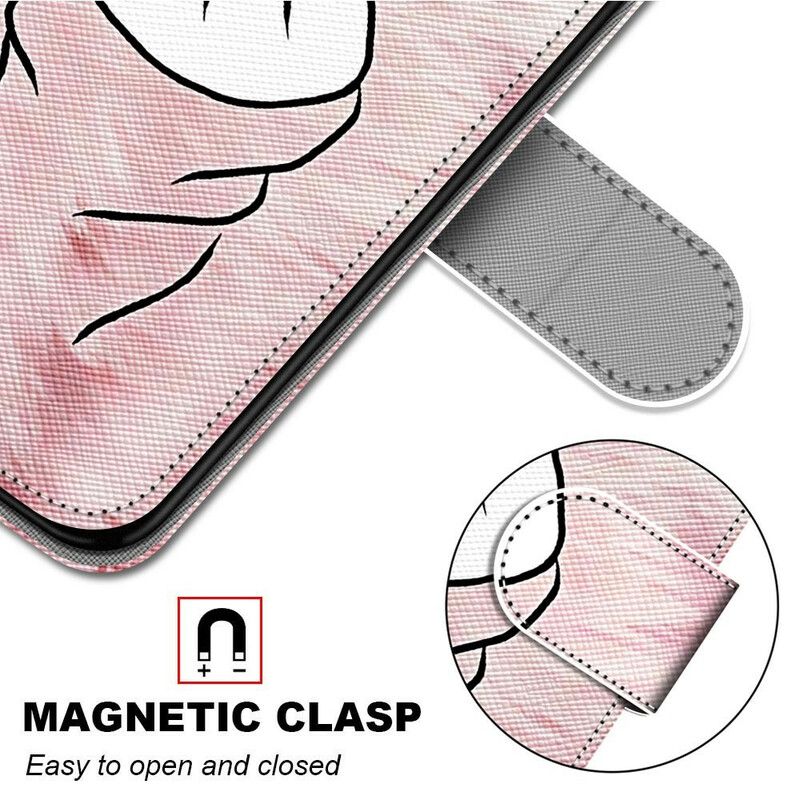 Flip Cover Samsung Galaxy S21 5G Fingerhjerte