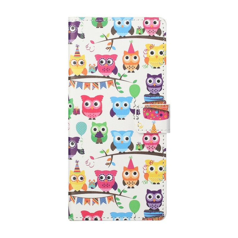 Flip Cover Samsung Galaxy S21 5G Flere Ugler