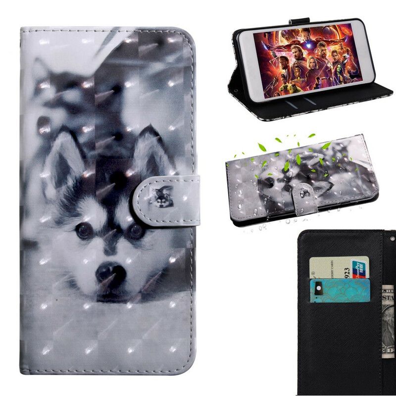 Flip Cover Samsung Galaxy S21 5G Gustave The Dog