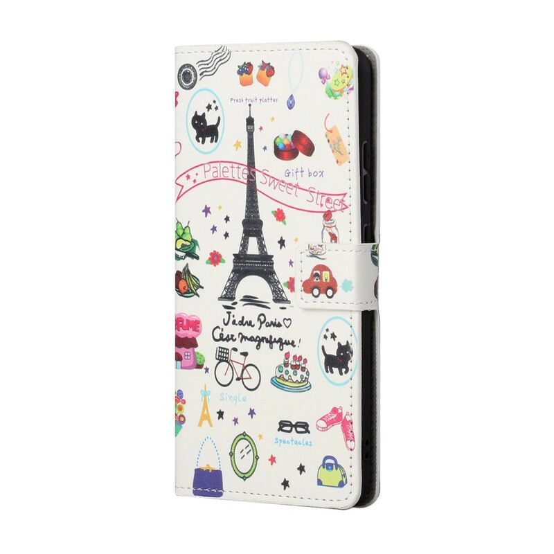 Flip Cover Samsung Galaxy S21 5G Jeg Elsker Paris