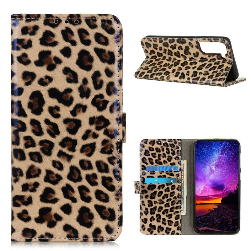 Flip Cover Samsung Galaxy S21 5G Leopard