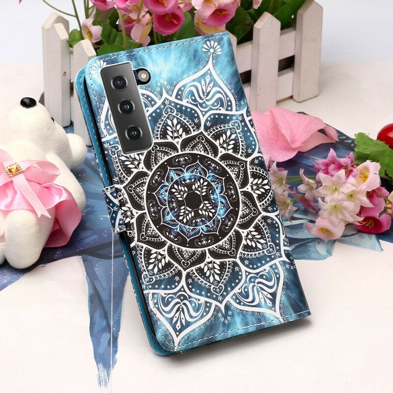 Flip Cover Samsung Galaxy S21 5G Mandala I Himlen