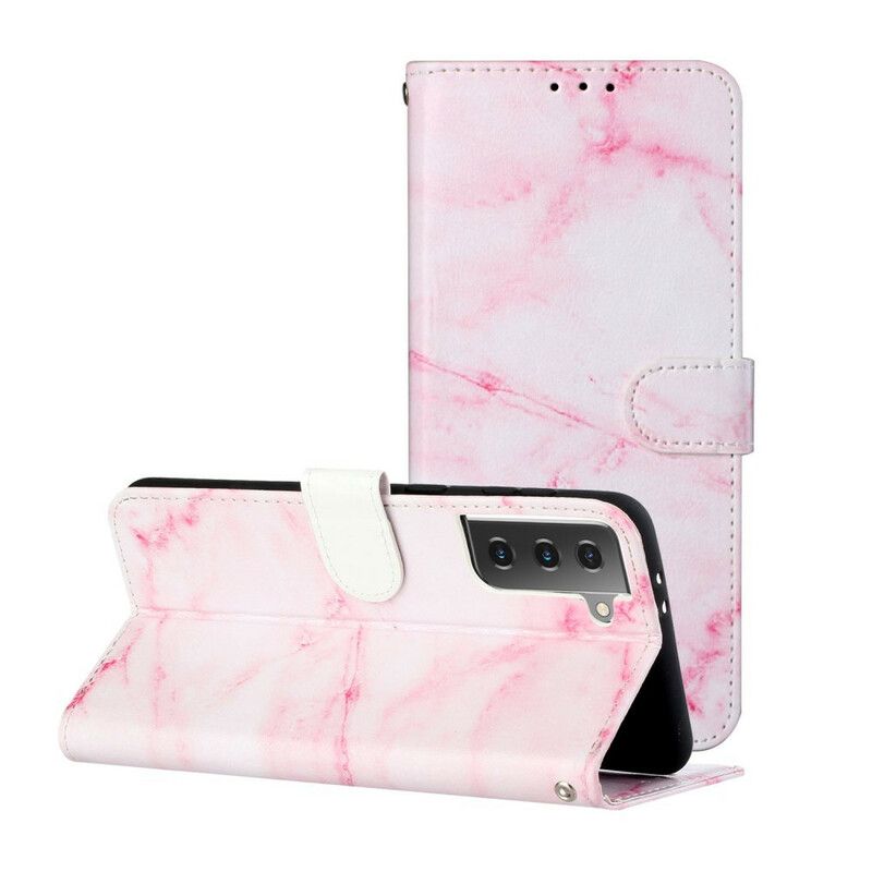 Flip Cover Samsung Galaxy S21 5G Marmor