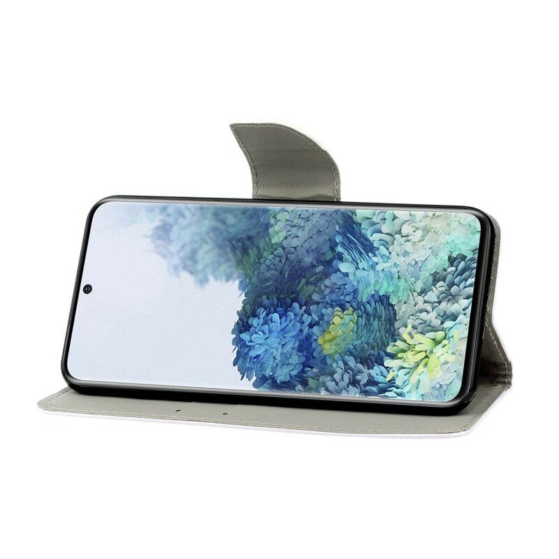 Flip Cover Samsung Galaxy S21 5G Med Snor Cat Live It Strappy