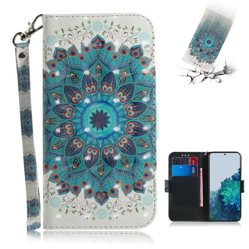 Flip Cover Samsung Galaxy S21 5G Med Snor Masterful Strappy Mandala