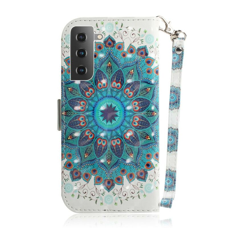 Flip Cover Samsung Galaxy S21 5G Med Snor Masterful Strappy Mandala