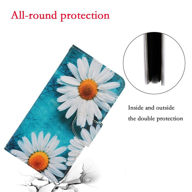 Flip Cover Samsung Galaxy S21 5G Med Snor Thong Tusindfryd