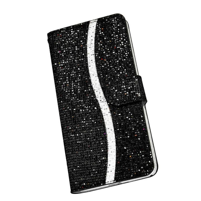 Flip Cover Samsung Galaxy S21 5G Pailletter S Design