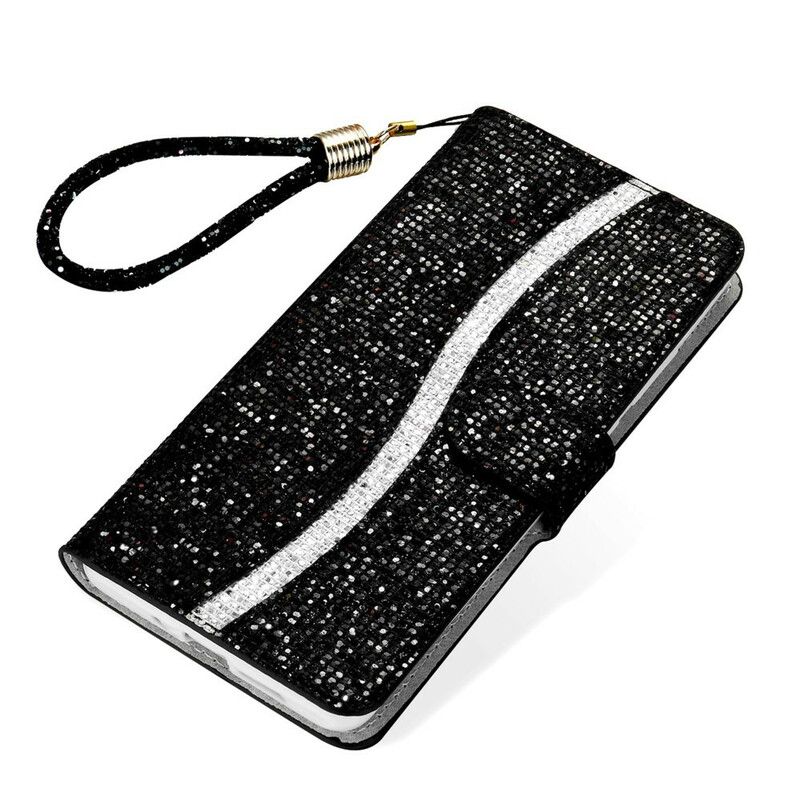 Flip Cover Samsung Galaxy S21 5G Pailletter S Design