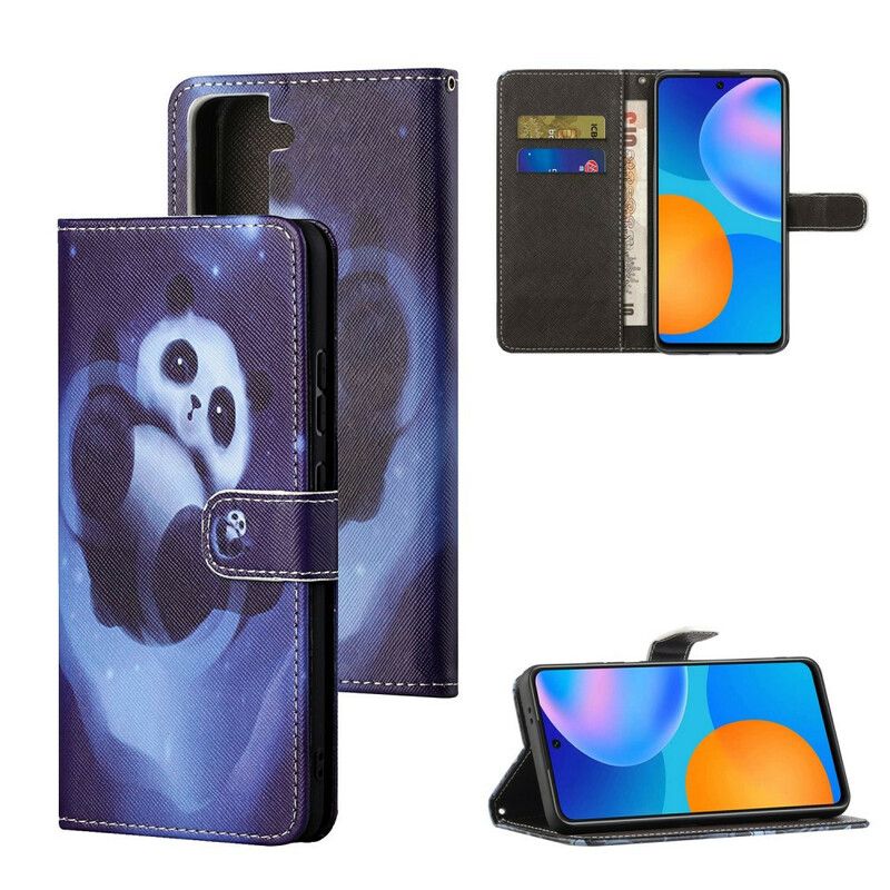 Flip Cover Samsung Galaxy S21 5G Panda Space