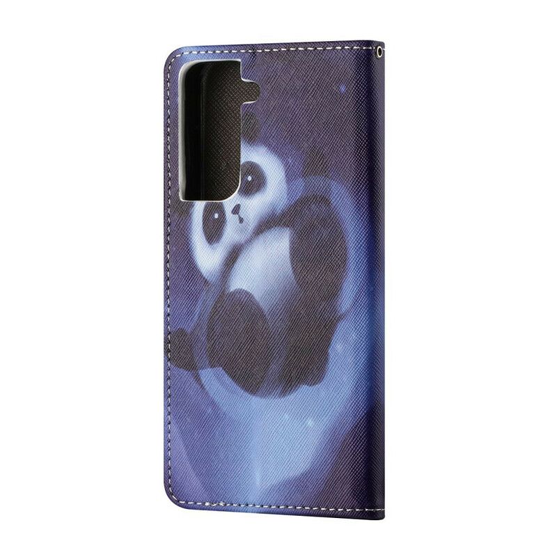 Flip Cover Samsung Galaxy S21 5G Panda Space