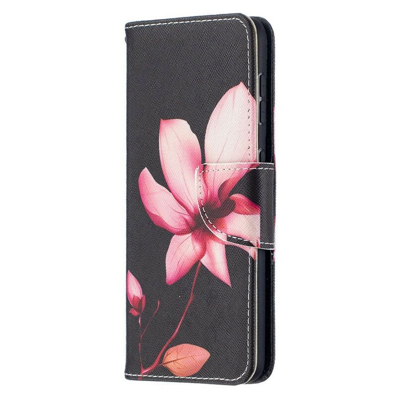 Flip Cover Samsung Galaxy S21 5G Pink Blomst