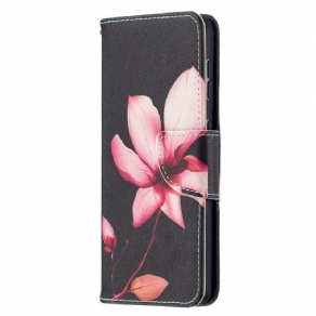 Flip Cover Samsung Galaxy S21 5G Pink Blomst