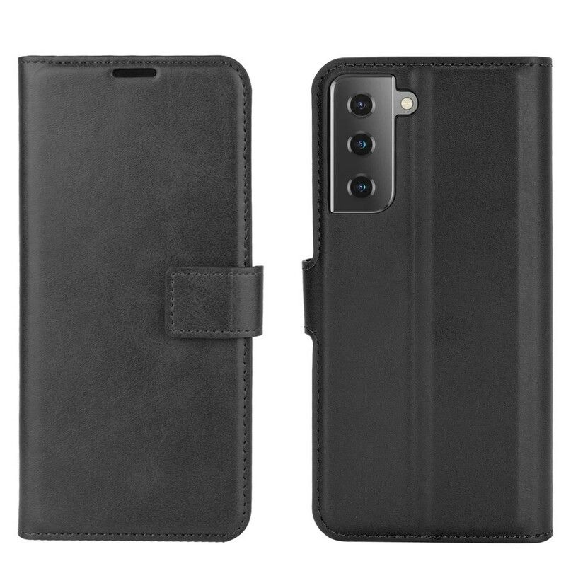 Flip Cover Samsung Galaxy S21 5G Slankt Kunstlæder