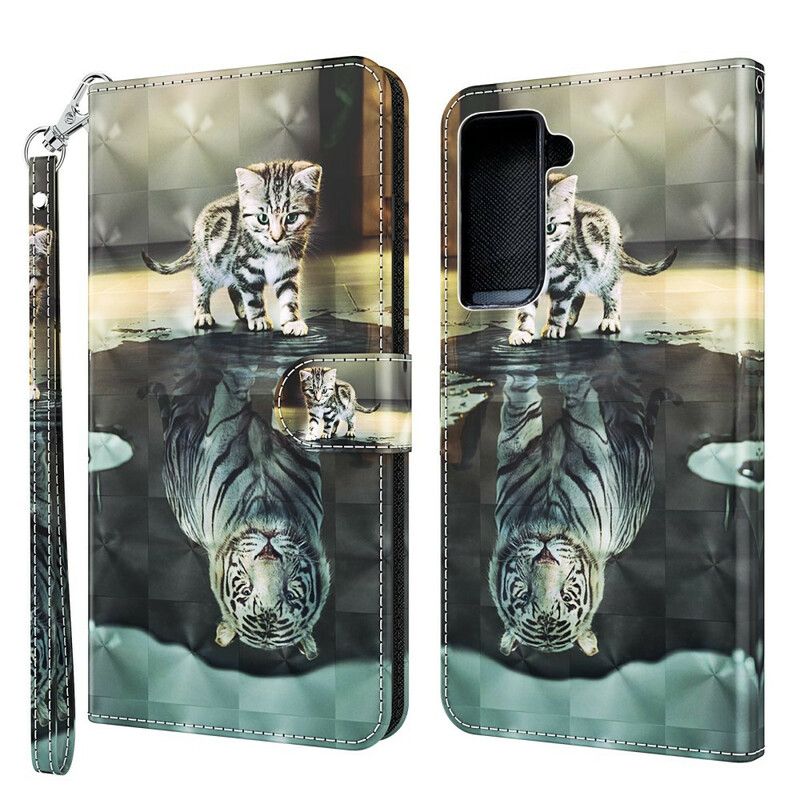 Læder Cover Samsung Galaxy S21 5G Ernest The Tiger