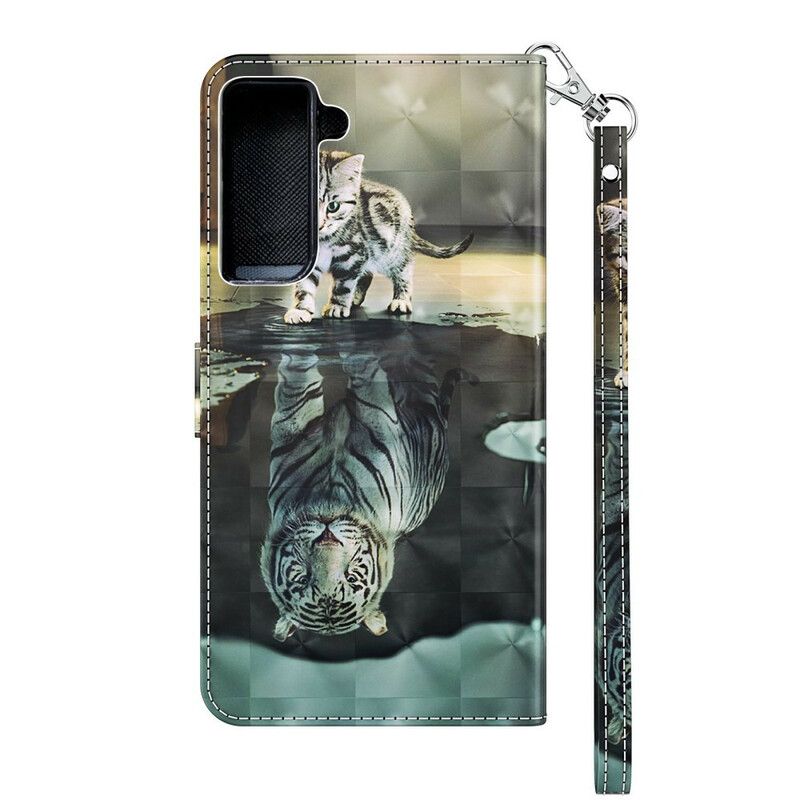 Læder Cover Samsung Galaxy S21 5G Ernest The Tiger