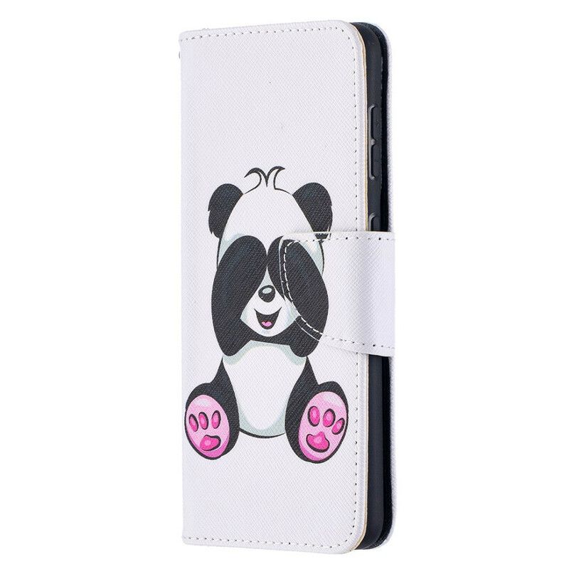 Læder Cover Samsung Galaxy S21 5G Panda Sjov