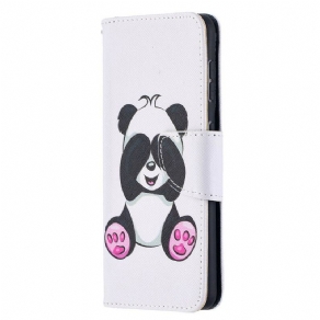 Læder Cover Samsung Galaxy S21 5G Panda Sjov