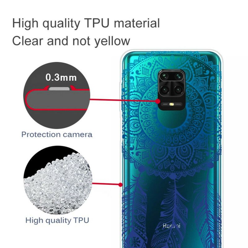 Cover Xiaomi Redmi Note 9S / Note 9 Pro Enkelt Blomstermandala