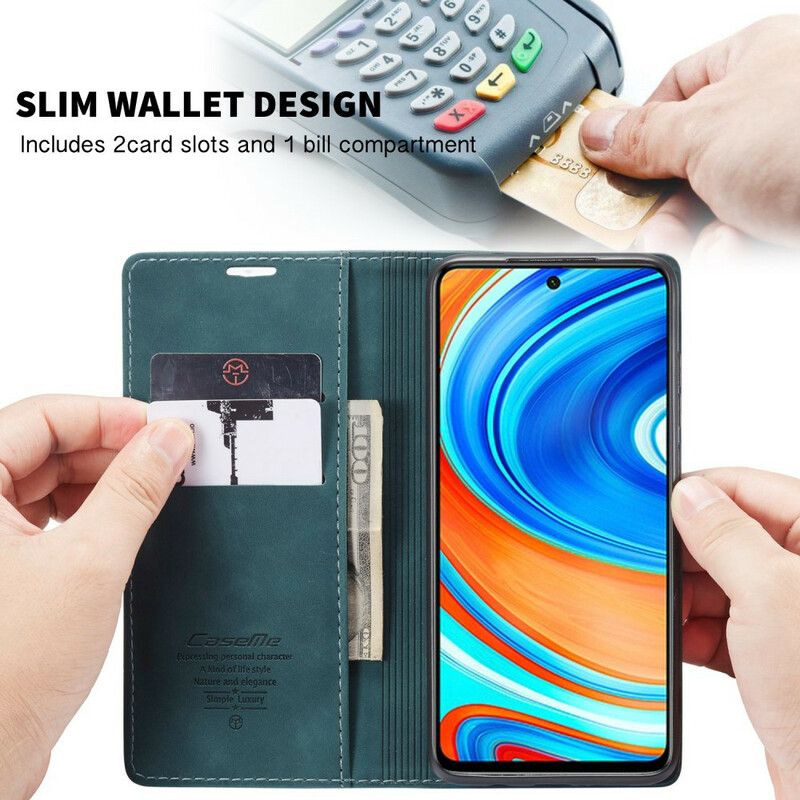 Cover Xiaomi Redmi Note 9S / Note 9 Pro Flip Cover Caseme Kunstlæder