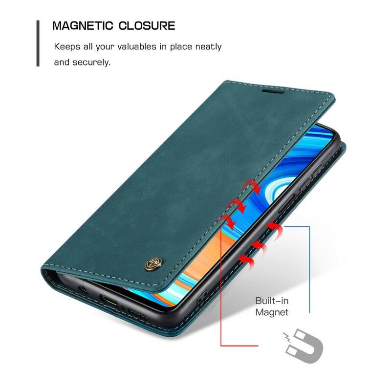 Cover Xiaomi Redmi Note 9S / Note 9 Pro Flip Cover Caseme Kunstlæder