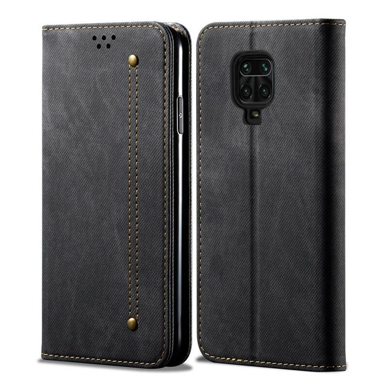 Cover Xiaomi Redmi Note 9S / Note 9 Pro Flip Cover Denimstof