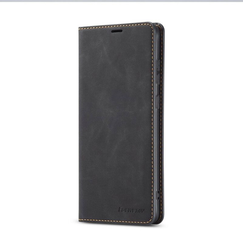 Cover Xiaomi Redmi Note 9S / Note 9 Pro Flip Cover Lædereffekt Forwenw