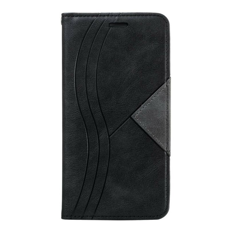 Cover Xiaomi Redmi Note 9S / Note 9 Pro Flip Cover Wave Læderstil