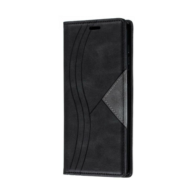 Cover Xiaomi Redmi Note 9S / Note 9 Pro Flip Cover Wave Læderstil