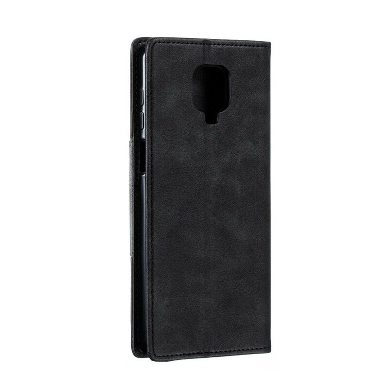 Cover Xiaomi Redmi Note 9S / Note 9 Pro Flip Cover Wave Læderstil