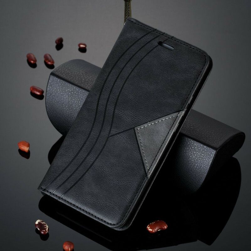 Cover Xiaomi Redmi Note 9S / Note 9 Pro Flip Cover Wave Læderstil