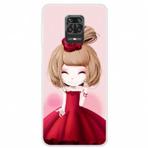 Cover Xiaomi Redmi Note 9S / Note 9 Pro Manga Lady