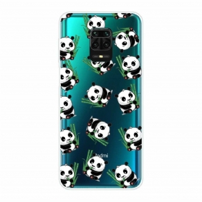 Cover Xiaomi Redmi Note 9S / Note 9 Pro Små Pandaer