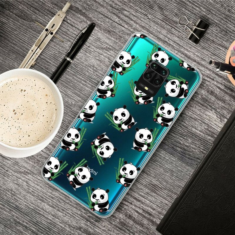 Cover Xiaomi Redmi Note 9S / Note 9 Pro Små Pandaer