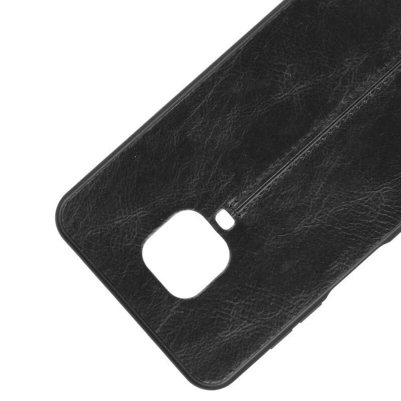 Cover Xiaomi Redmi Note 9S / Note 9 Pro Søm Lædereffekt