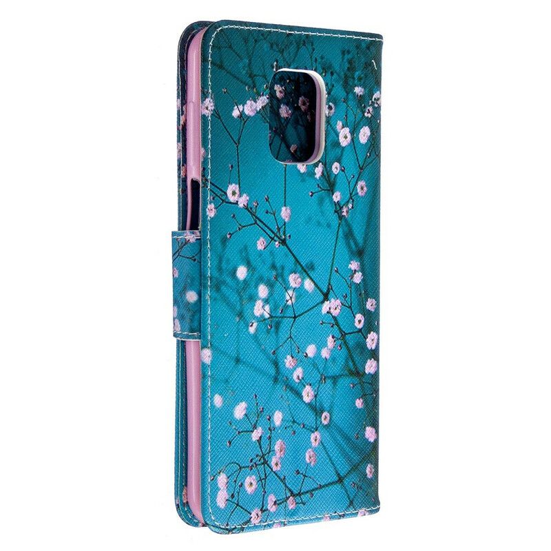 Flip Cover Xiaomi Redmi Note 9S / Note 9 Pro Blomstrende Træ